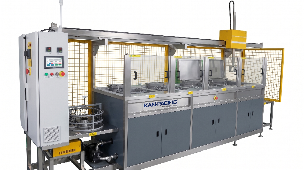 KM-436TR Automatic Cleaning Line for Optical Frame Final Cleaning and Drying Prior Packaging